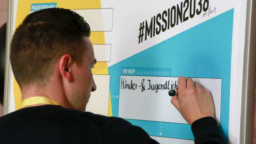 Die #MISSION2038 gibt jungen Menschen in der Lausitz die Möglichkeit, sich am Prozess des Strukturwandels zu beteiligen.